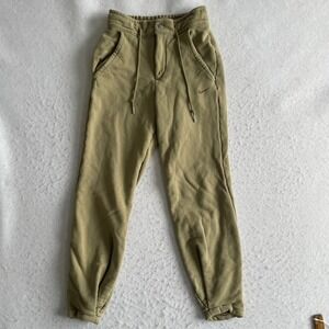 Nike Phoenix Fleece High Waisted Sweatpants‎ Womens XS Olive Green DV7800-276